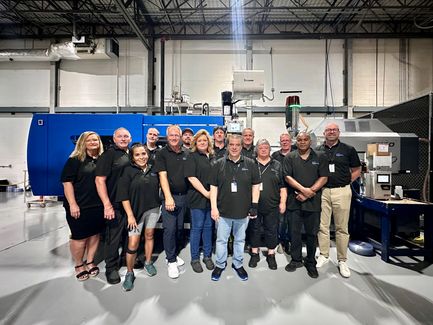 Das Kernteam von Sonopress EcoRecord am neuen Standort